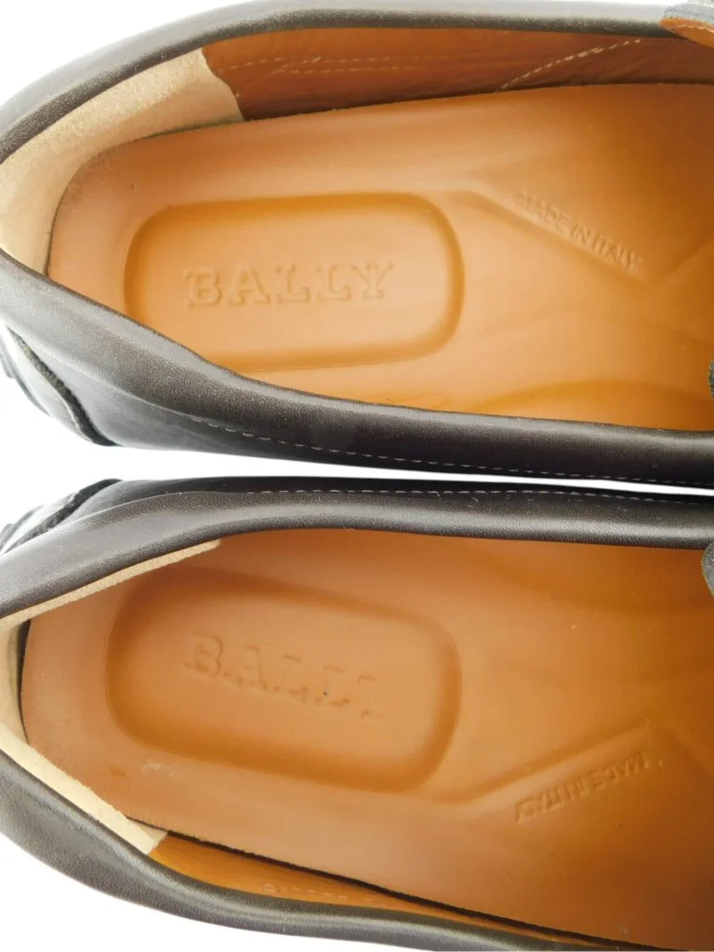 BALLY Brown Leather Driving Moc Slip-on Penny Loafers Shoes 8.5 US / 7.5 UK